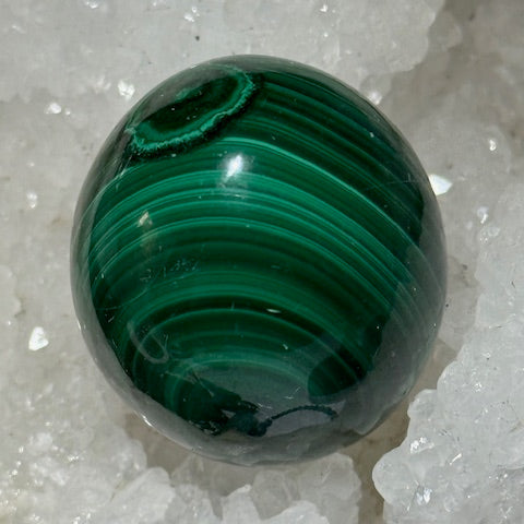 oeuf Malachite oasis de cristal 