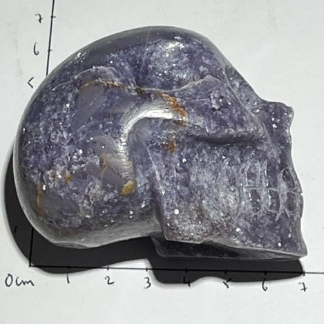 Crâne Lépidolite