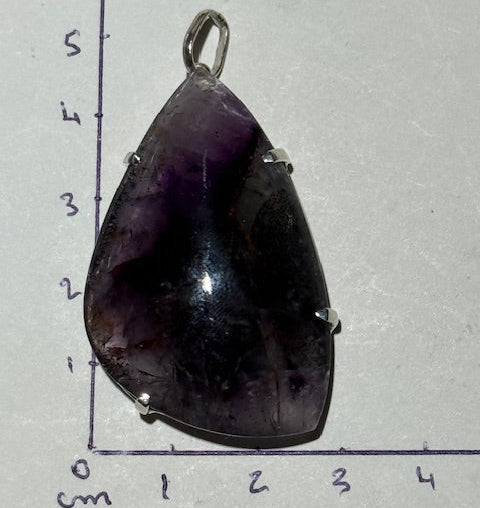 Pendentif Auralite 23 (Monture Argent )