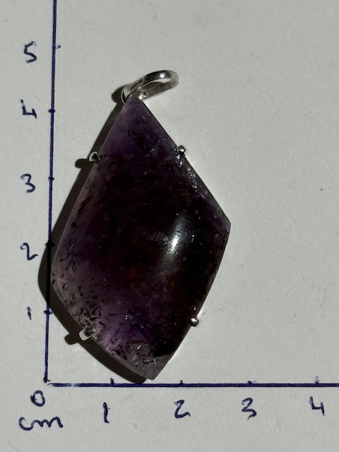 Pendentif Auralite 23 (Monture Argent )