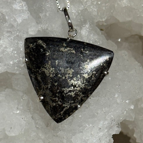 Pendentif Or du Guérisseur (Monture Argent )