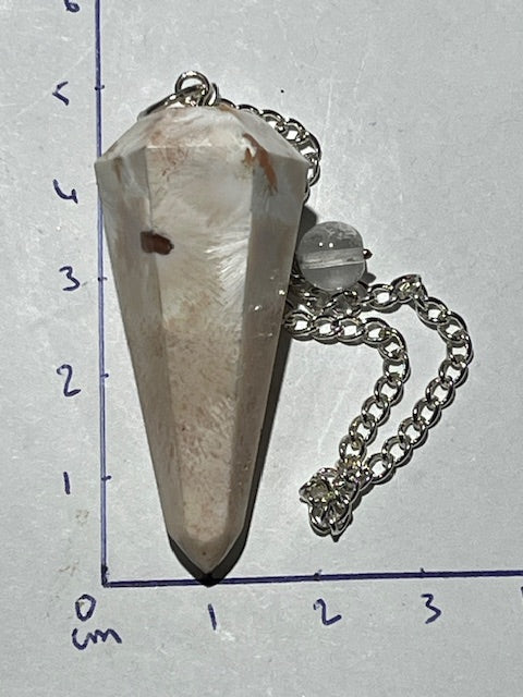 Scolecite with Stilbite