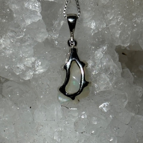 Pendentif Opale Ethiopienne (Monture Argent)