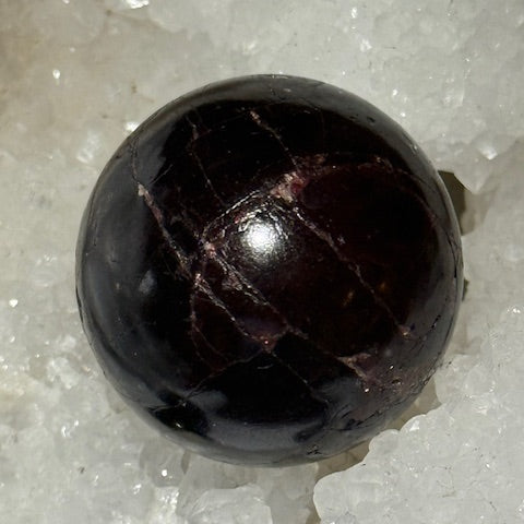 Sphère Grenat Rouge