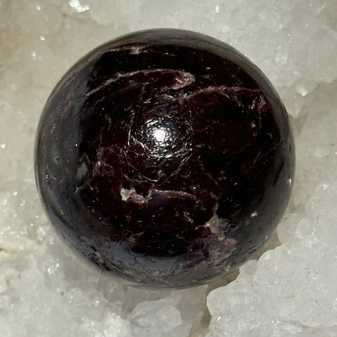 Sphère Grenat Rouge