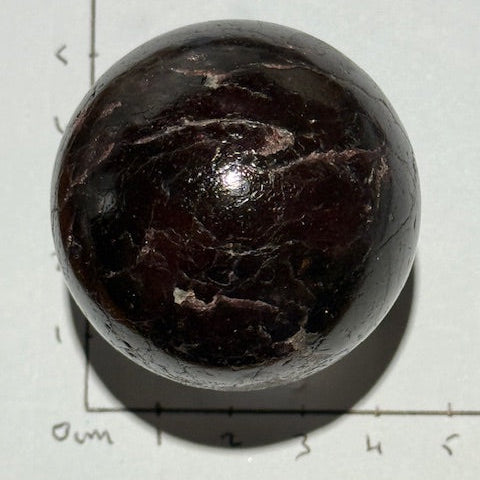 Sphère Grenat Rouge