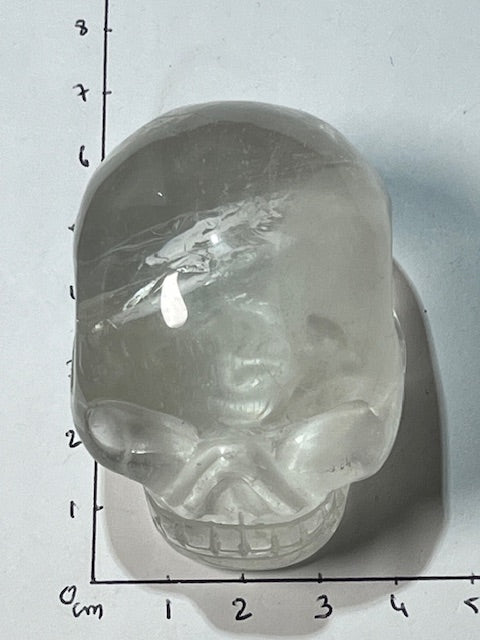Crâne Quartz Lémurien