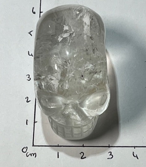 Crâne Quartz Lémurien