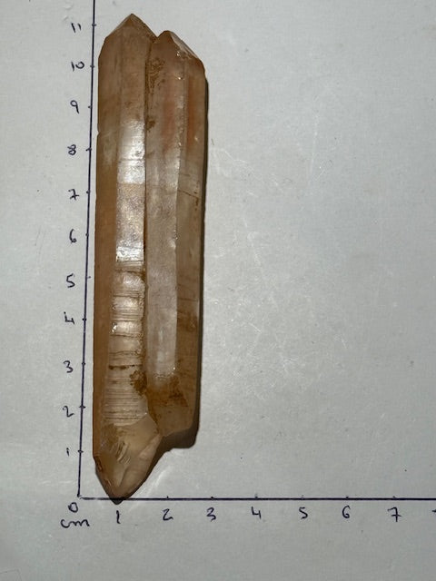 Tangerine Lemurian Quartz