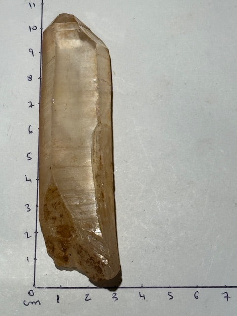 Tangerine Lemurian Quartz