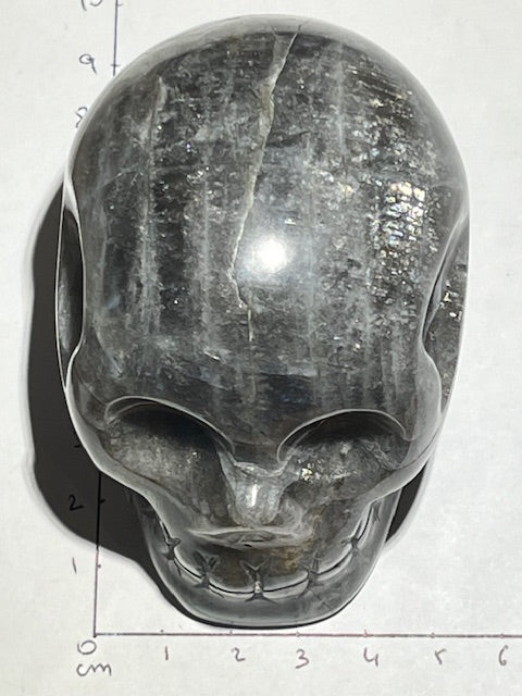 Extra Grade Labradorite Skull