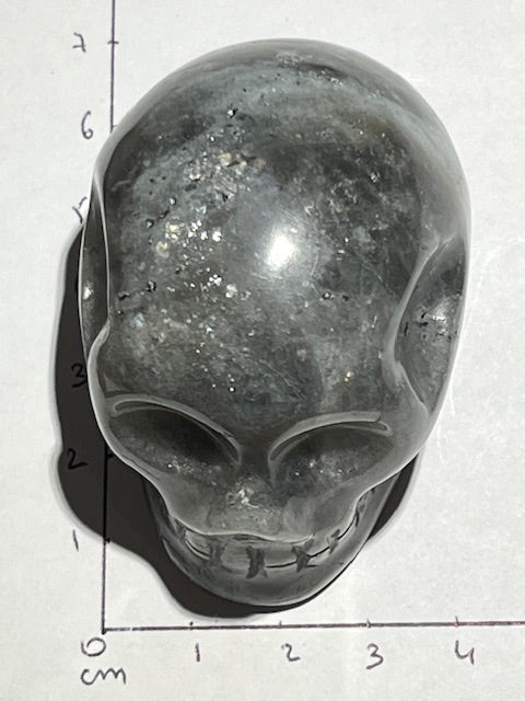 Extra Grade Labradorite Skull