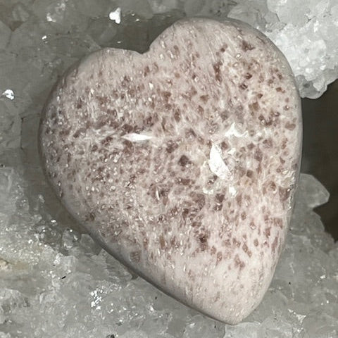 Coeur Scolécite avec Stilbite