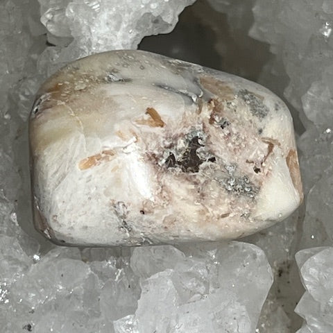 Scolécite avec Stilbite Oasis de Cristal