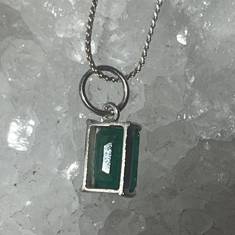 Pendentif Émeraude Véritable