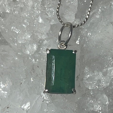 Pendentif Émeraude Véritable