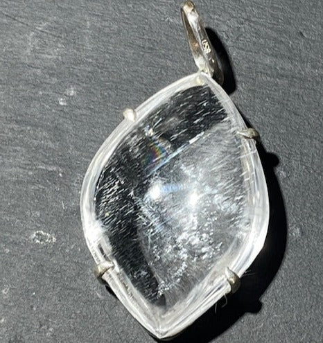 Pendentif Pétalite Grade A (Monture Argent)