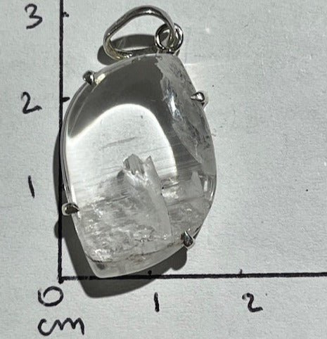 Pendentif Pétalite Grade A (Monture Argent)