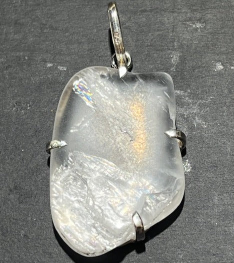 Pendentif Pétalite Grade A (Monture Argent)