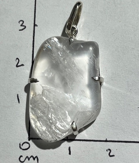 Pendentif Pétalite Grade A (Monture Argent)