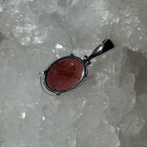 Pendentif Rubellite (Tourmaline Rouge)