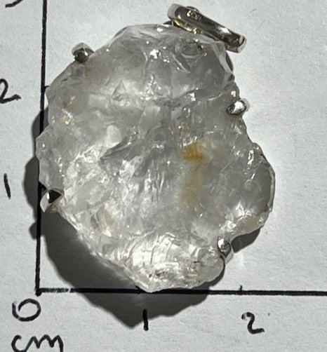 Pendentif Pétalite Grade A (Monture Argent)