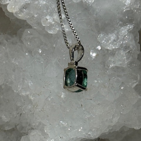 Pendentif Tourmaline Bleue