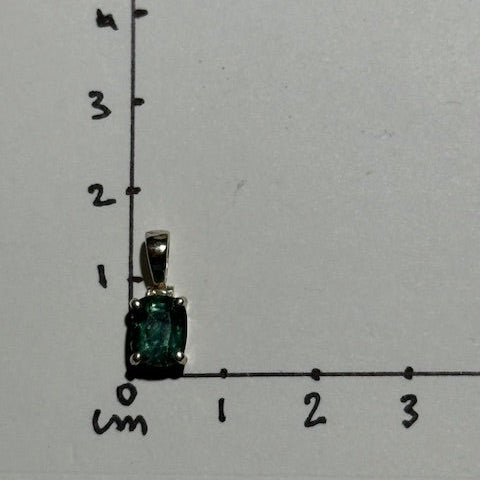 Pendentif Tourmaline Bleue