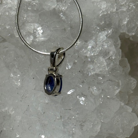 Pendentif Saphir bleu