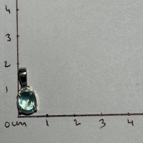 Pendentif Apatite Bleue 