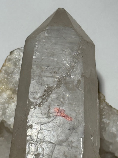 Lemurian Quartz Struck by Lightning