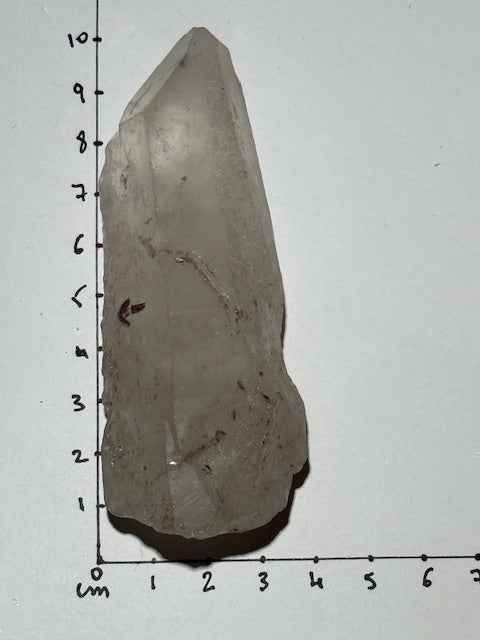 Lemurian Quartz Struck by Lightning