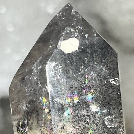 Quartz Fantôme noir ( Biterminé)