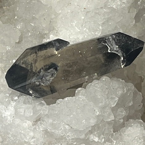 Quartz Fantôme noir Biterminé Temporel et Tantrique Jumeau