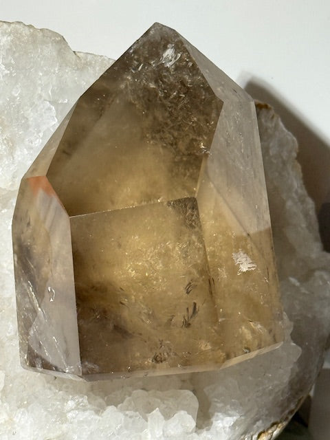 Quartz Lémurien Citrine Fantôme (Rare) SPÉCIMEN