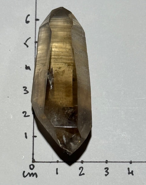 Pointe Citrine Naturelle Biterminée