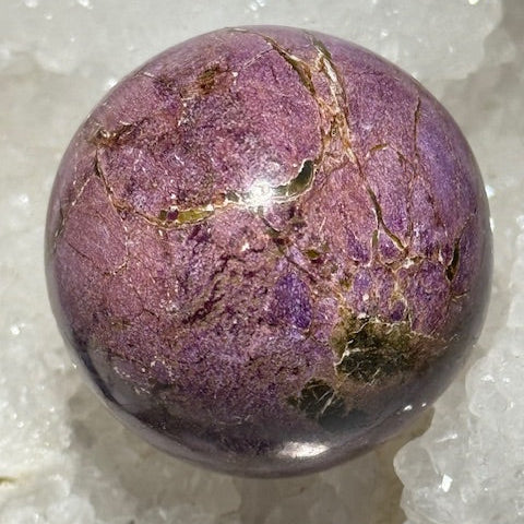 Sphère Stichtite avec Serpentine