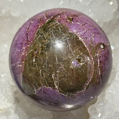 Sphère Stichtite avec Serpentine