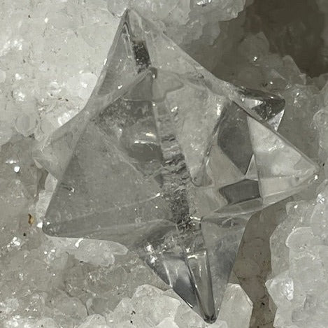 Merkaba en Quartz lémurien (Brésil)