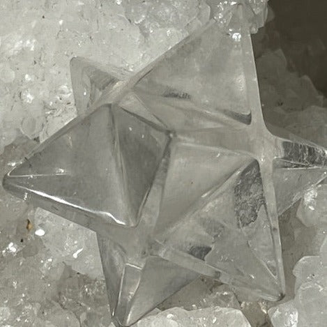 Merkaba en Quartz lémurien (Brésil)