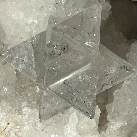 Merkaba en Quartz lémurien (Brésil)