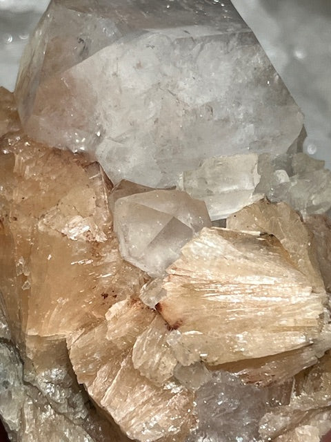 Apophyllite with stilbite Specimen