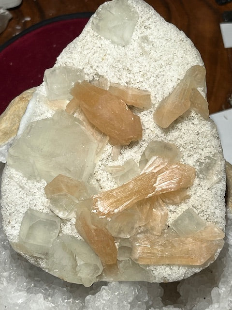 Apophyllite avec stilbite Spécimen