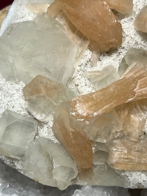 Apophyllite avec stilbite Spécimen