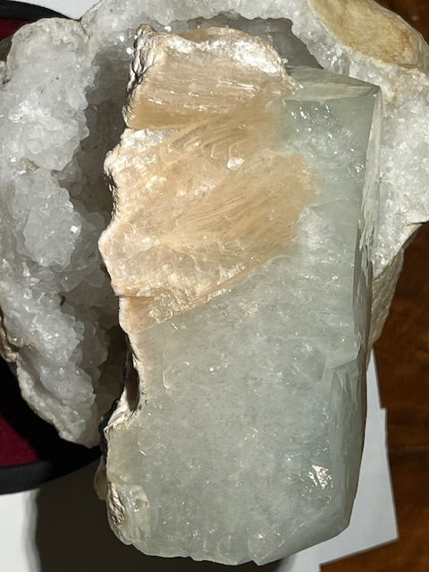 Apophyllite with stilbite Specimen