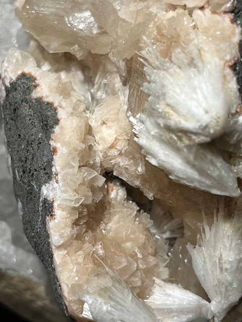 Scolecite with Stilbite