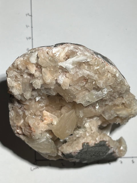 Scolecite with Stilbite