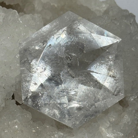 Sceau de Salomon en Quartz Lémurien 