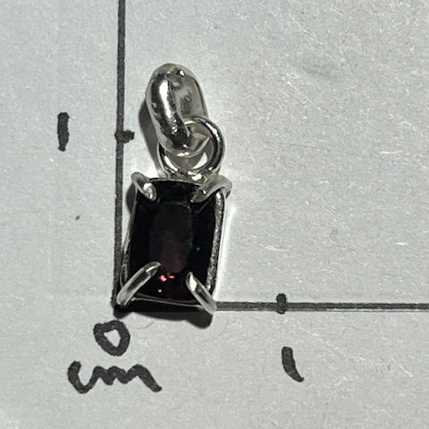 Pendentif Spinelle Rouge 