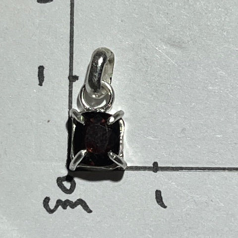 Pendentif Spinelle Rouge 